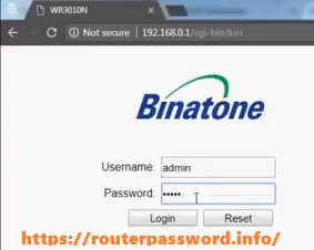 Binatone WR3010N Wireless Router id password Configuration s