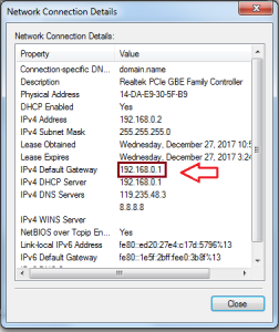 how to find router ip address mac